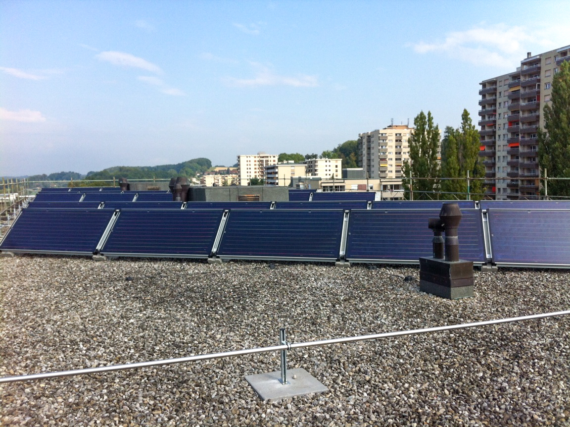 G2V : Installation de panneaux solaires à Lausanne